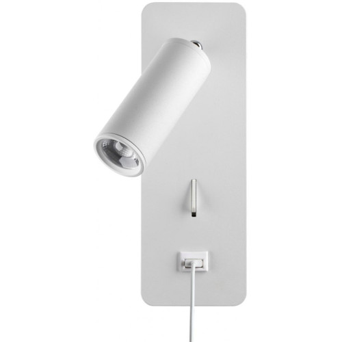 Бра светодиодное с выключателем и USB-портом Bill 4300/3WL