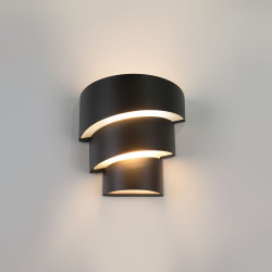 Настенный светильник уличный 1535 TECHNO LED HELIX черный