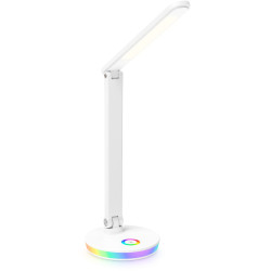 Светодиодная настольная лампа с RGB подсветкой, USB-проводом и регулировкой цвета DESK DE534