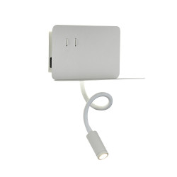 Настенный светильник светодиодный с USB-поротом и выключателем Pinaggio SL1576.501.02