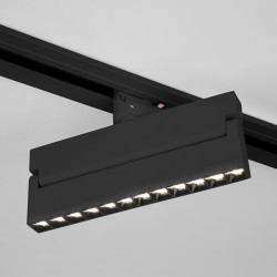 Трековый светильник трехфазный Garda Черный 20W 4200K 85025/01