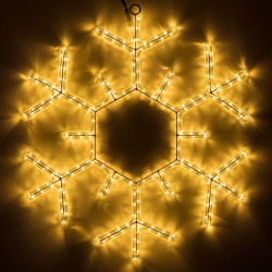 Световая фигура светодиодная ARD-SNOWFLAKE-M5-600x600-360LED Warm (230V, 20W) (Ardecoled, IP65) 034253