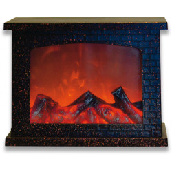 Световая фигура светодиодная ULD-L2821-005/DNB/RED BROWN FIREPLACE