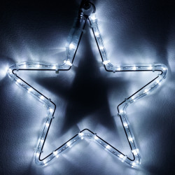 Световая фигура светодиодная ARD-STAR-M1-295x275-36LED White (230V, 2.5W) (Ardecoled, IP65) 034248