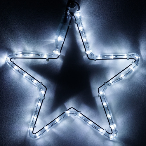 Световая фигура светодиодная ARD-STAR-M1-295x275-36LED White (230V, 2.5W) (Ardecoled, IP65) 034248