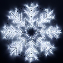 Световая фигура светодиодная ARD-SNOWFLAKE-M8-950x950-540LED White (230V, 33W) (Ardecoled, IP65) 034254