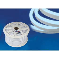 Светодиодная лента ULS-N21-2835-120LED/m-8mm-IP67-220V-8W/m-50M-DW бобина
