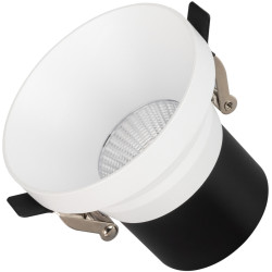 Светильник встраиваемый LED MS-VOLCANO-BUILT-R82-10W Day4000 (WH, 38 deg, 230V) (Arlight, IP20 Металл, 5 лет) 035440